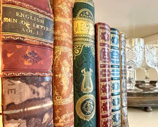 Shop this sale in person for a great collection of antique books and coffee table books.