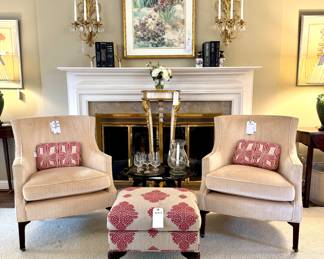 Luxe home with luxe furnishings and decor.