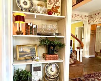 Shop this beautiful sale in person for home decor, china, glassware, books, jewelry and more.