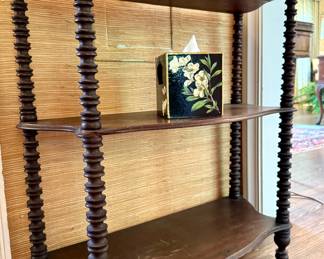SOLD; vintage 3-tiered shelf