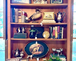 Many unique books, collectibles, and decor at this luxury sale.
