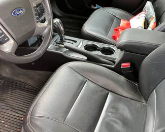 Inside of the Ford Fusion