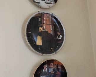 Norman Rockwell plates