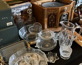Crystal vintage phonograph