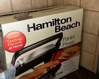 Hamilton Beach Panini maker