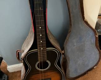 Guitar and case