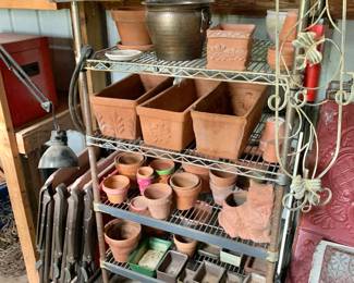 More bonsai and terra cotta pots  