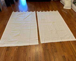 White panels
49.5” across
85” tall