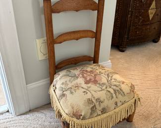Antique Prie Dieu - prayer chair