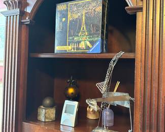 Vintage Hooker Furniture 'Seven Seas' credenza/bookcase