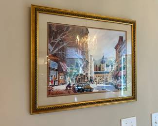Framed limited edition print by Ann Vasilik