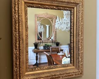 Vintage gilt wall mirror