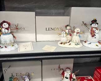 Lenox snowmen