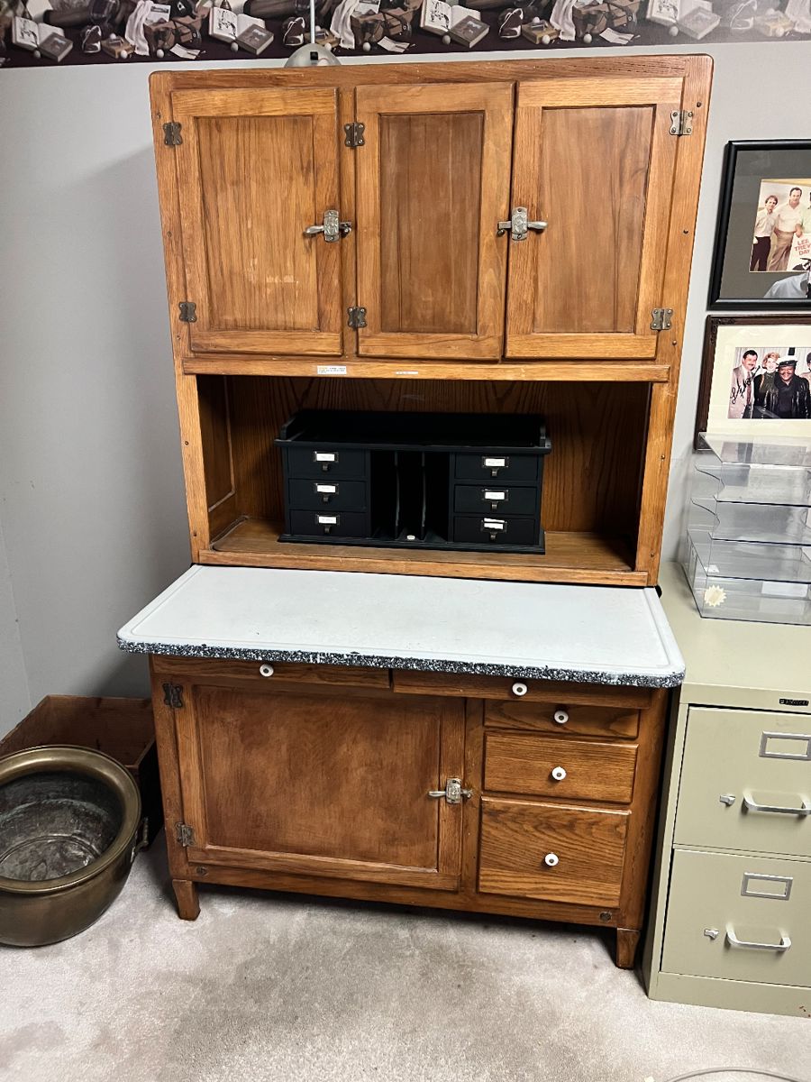 Oak Hoosier Cabinet