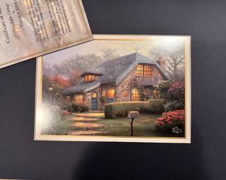 Literally 100s of Thomas Kinkade Prints and Posters