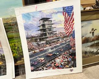Thomas Kinkade print Daytona 500