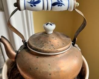 Copper tea pot