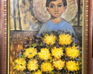 Original Painting, Paco Gorospe Listed MCM Artist