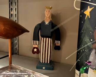 Carved wood “Uncle Sam”