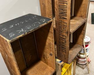 Wood advertising boxes