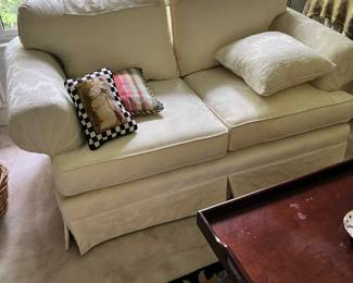White sofas