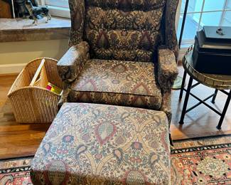 Chair and ottoman 