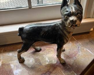 Antique cast iron dog