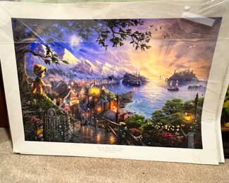 Thomas Kinkade print “Disney Series “