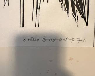 Close up signature 