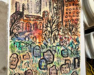 Abstract impression watercolor 