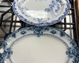 Blue transfer ware