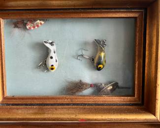 Framed fishing lures