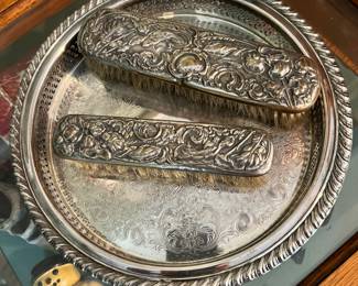 Silver Brush set
