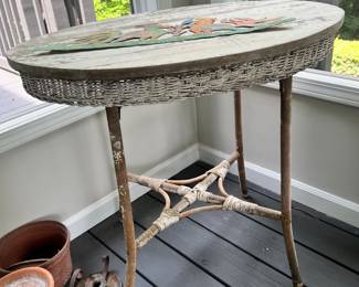 Wicker table