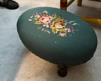 Needlepoint stool