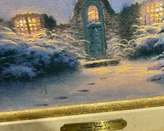 Thomas Kinkade Print on canvas 