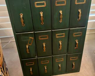 12 drawer letter file cabinet 