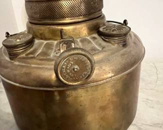 Antique oil lamp