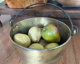 Brass bucket