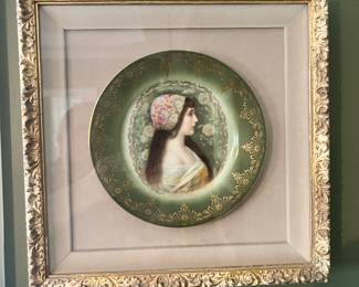 Framed German plare