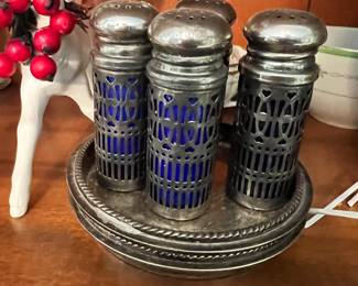Cobalt blue shakers
