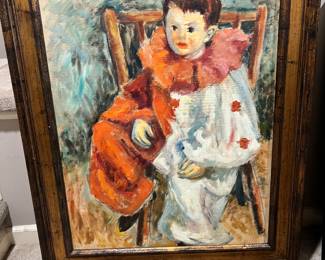 Oil on canvas, framed