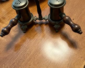 Unusual Antique Salt and Pepper
