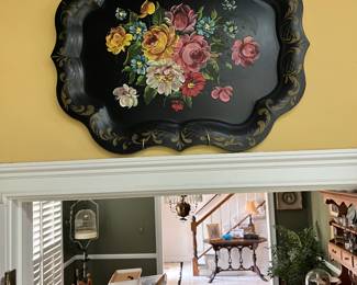Hand painted tray