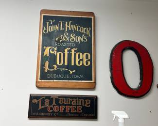 Advertising signs