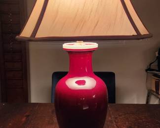 Early 20th C. Chinese Porcelain lamp