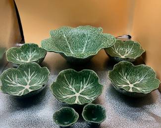 Bordello Pinheiro Cabbage leaf salad set