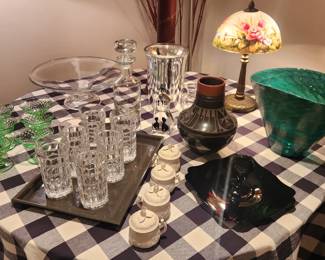 Tom O'Brien Reed & Barton glasses and Tray