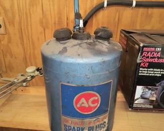 AC spark plug cleaner