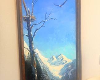 Gizmo takes off! Original oil